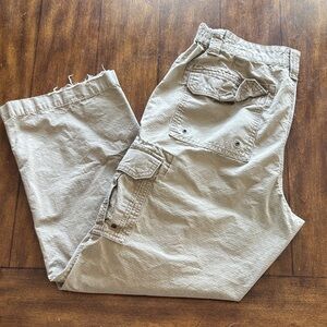 RedHead Men's Tan Vintage Cargo Pants. Size 36 Inseam 30